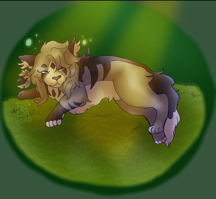 A drawing of purrfect.ivy_âs oc on instagram